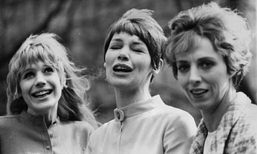 Avril Elgar, right, with Glenda Jackson, centre, and Marianne Faithfull during their time in Three Sisters, 1967.