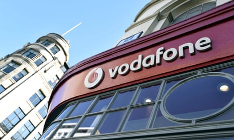 Vodafone shop in London