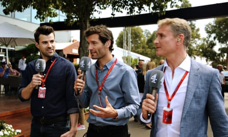 Steve Jones, Mark Webber and David Coulthard