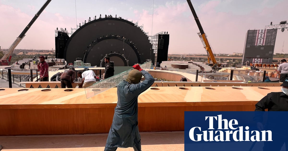 Pressure grows on Fifa as reports warn of serious risk to workers amid Saudi World Cup building boom