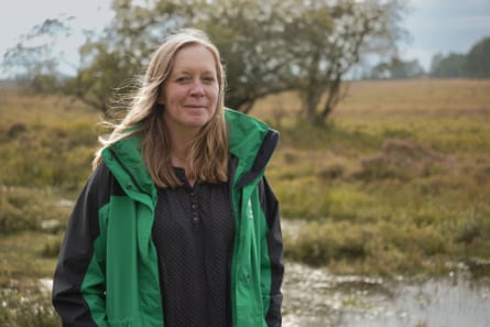 Senior ecologist Leanne manages the heathland …