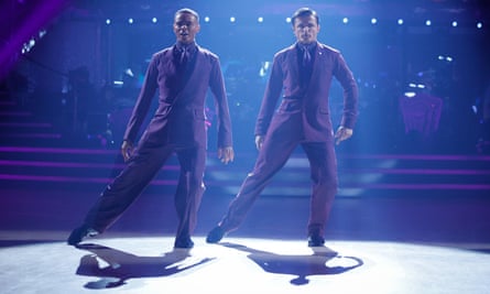 Layton Williams and Nikita Kuzmin, during their appearance on Strictly Come Dancing.