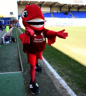 The Liverpool mascot wants more from the reds.