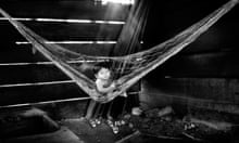 A baby awaiting adoption near Guatemala City. Photograph: Peter Casolino/Alamy