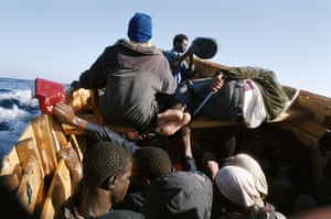 Kingsley, the travel diary of an undocumented immigrant (series), 2005 Documenting the route of an illegal migrant from Africa