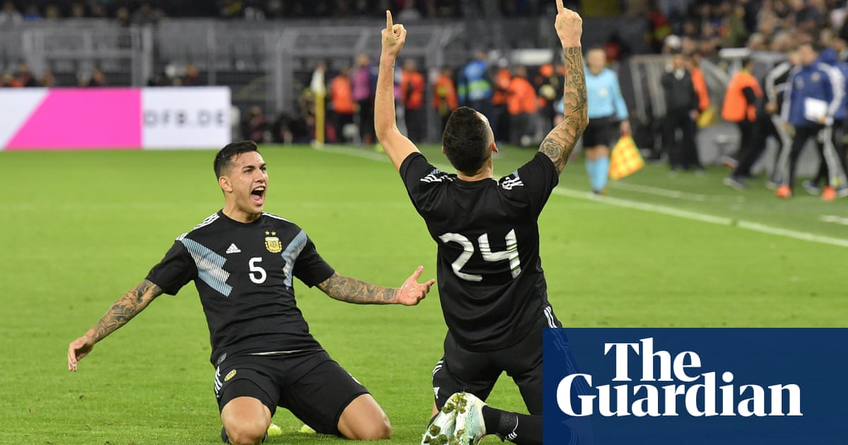 Lucas Ocampos’ late strike earns Argentina a draw with Germany
