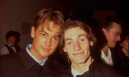 Fame … Dean Gaffney (right) with Paul Nicholls in 1997.
