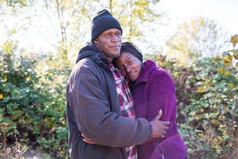 Homeless couples, William and Leelee. For Outside in America