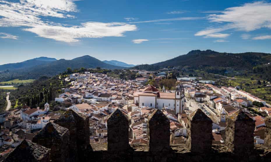 A cidade portuguesa de Castelo de Vide.