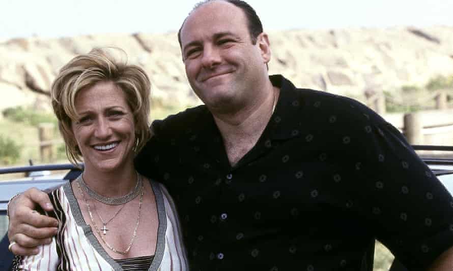 Carm mellow … Carmela and Tony Soprano in season one of The Sopranos, 1999.
