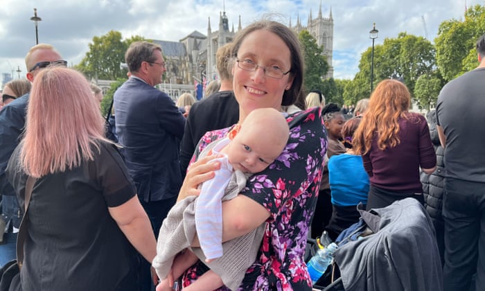 Rachel Quail, 44, cradled her three-month-old daughter Roberta, known as Bobby.