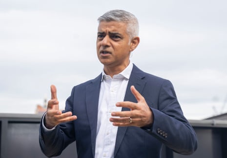 Sadiq Khan at the meeting in Leeds.