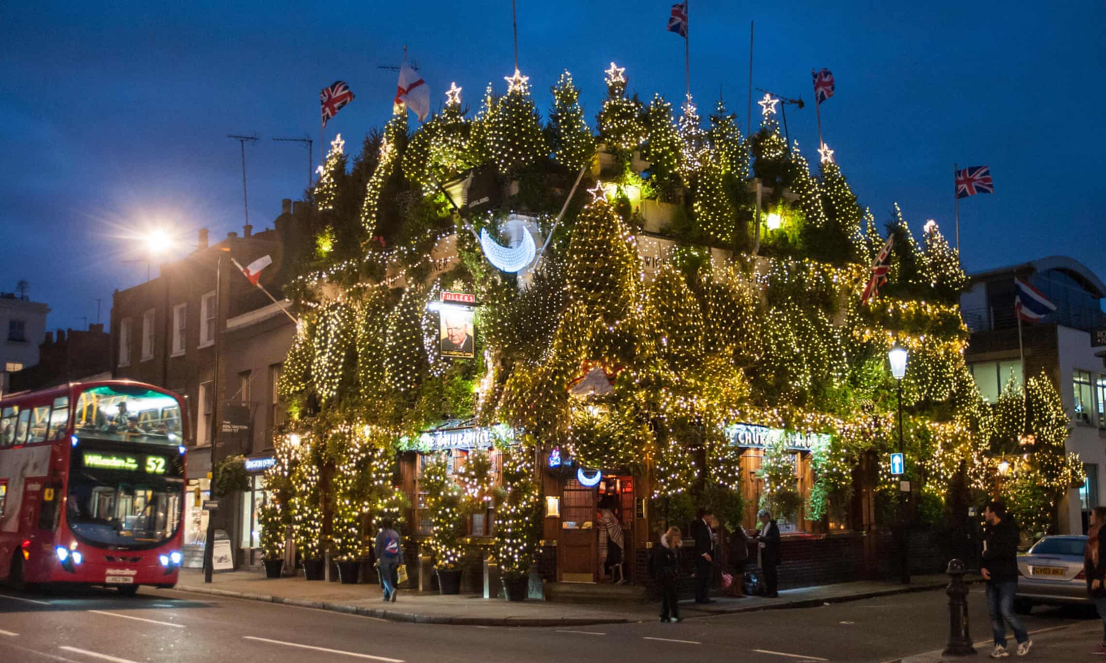 Churchill Arm christmas in london