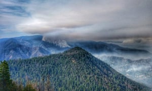 Smoke from the Ferguson fire. A section of the park will be closed until air quality improves.