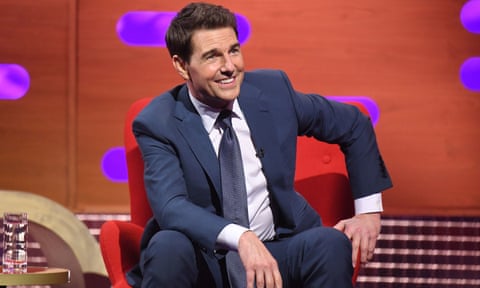 Mission possible … Tom Cruise on the Graham Norton Show, 8 April 2021.
