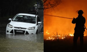 With climate change, Australia is predicted to face more extreme weather.