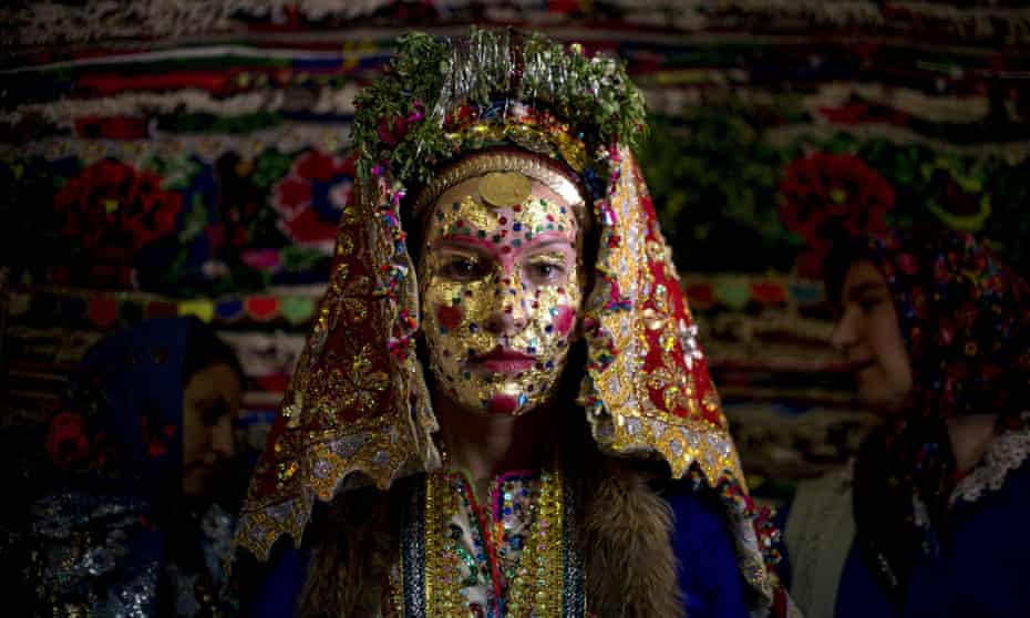 A Bulgarian Pomak bride: one of the groups treated with suspicion in the communist era