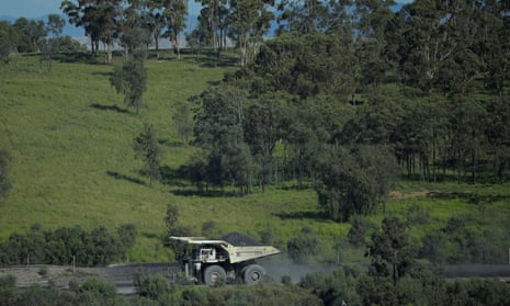 A coal truck in the Hunter Valley