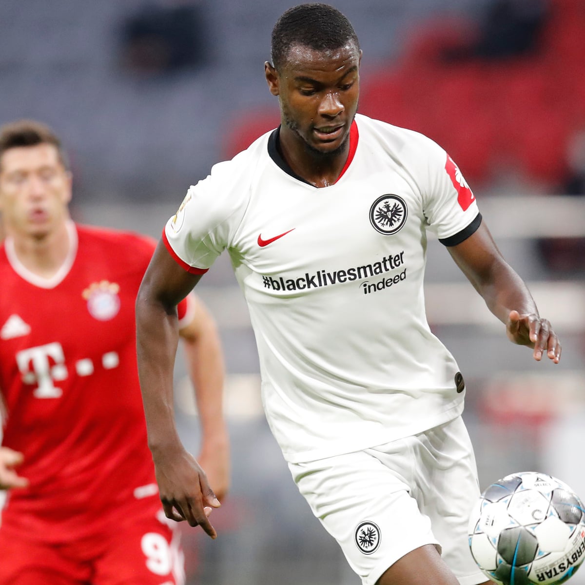 Eintracht Frankfurt wear Black Lives Matter shirts in cup defeat ...