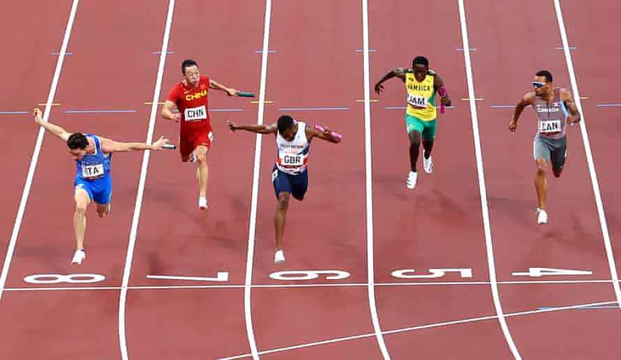 Small Margins And Mixed Emotions For Britain S 4x100m Relay Teams Tokyo Olympic Games The Guardian Small Margins And Mixed Emotions For Britain S 4x100m Relay Teams Tokyo Olympic Games The Guardian