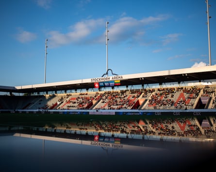 Arena Thun in the sunlight