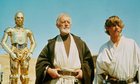 Star Wars: Episode IV A New Hope: C-3PO, Ben Obi-Wan Kenobi and Luke Skywalker