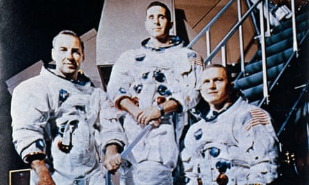 The Apollo 8 crew (from left) Frank Borman, James Lovell and Bill Anders.