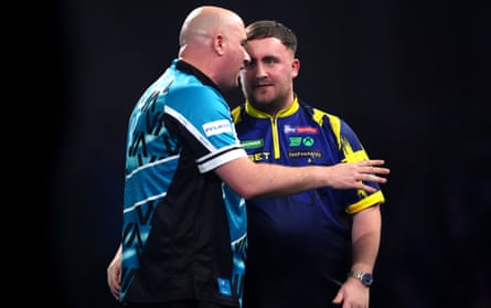 Rob Cross and Luke Littler.