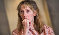 Hattie Morahan as Carol in Anatomy of a Suicide, by Alice Birch, at Royal Court, London.