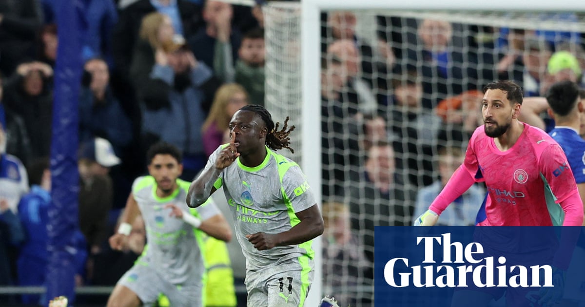 Manchester City’s wild draw at Everton hands Arsenal title edge despite Doku’s late strike