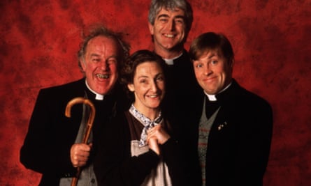 The cast of Father Ted.