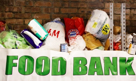 A food bank in Glasgow.