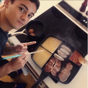 Tom Daley’s original picture.