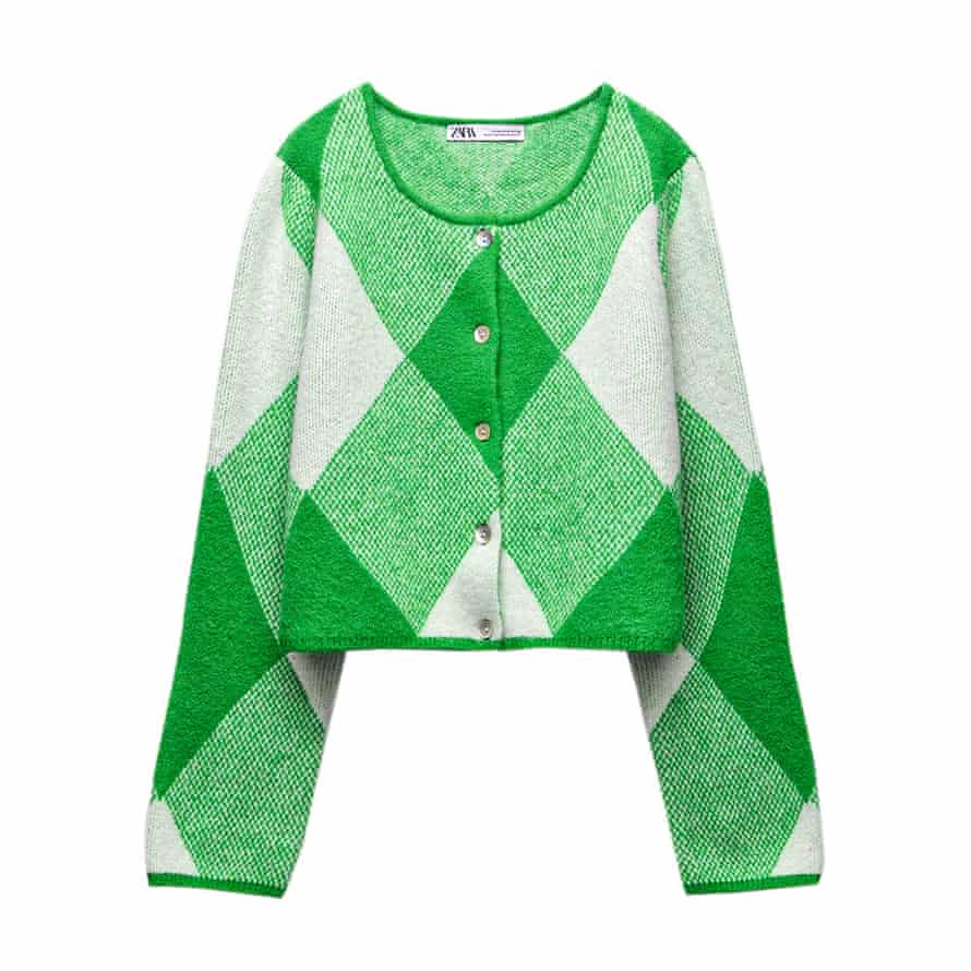 Green checked