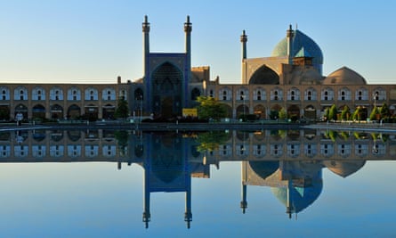 The mosque at Meydan-e Emam, a Unesco world heritage site in Isfahan