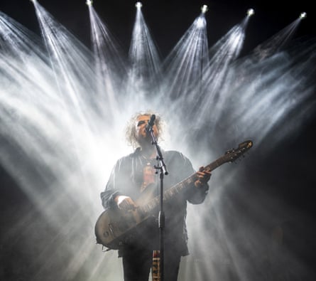 Robert Smith, of The Cure performing in Hamburg, in 2022.