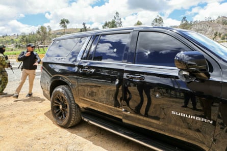 a black car