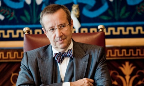 President Toomas Hendrik Ilves says Estonia does have a national database of data on its citizens, but that individuals have to be notified if their information is accessed.