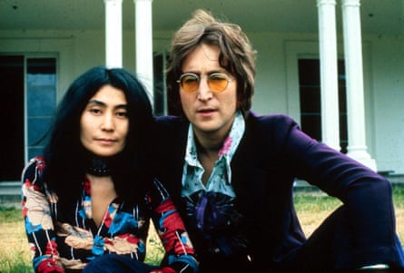 Ono and John Lennon at home at Tittenhurst Park in Berkshire in 1970.