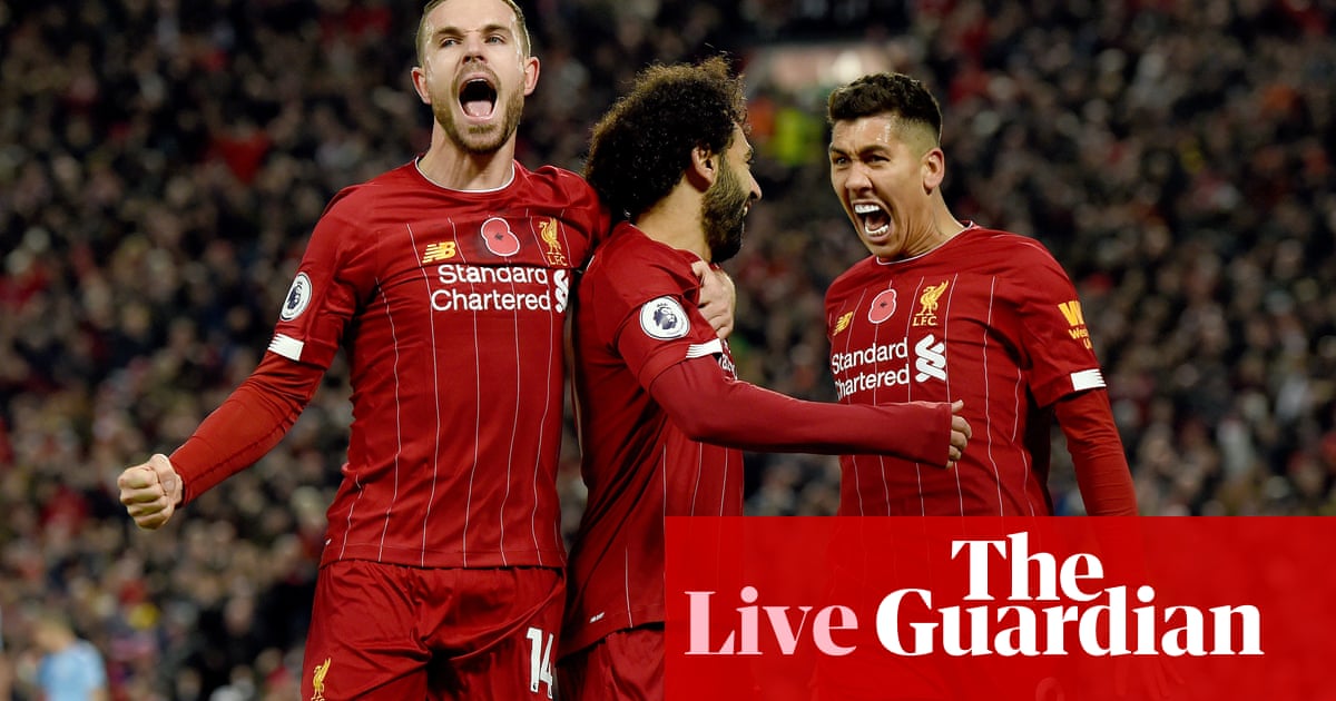 Liverpool 3-1 Manchester City: Premier League – as it happened