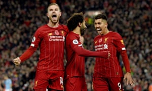 Liverpool 3 1 Manchester City Premier League As It Happened Football The Guardian