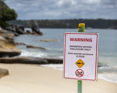 Warnings are in place at Nielsen Park beach in Sydney while many beaches are closed across NSW
