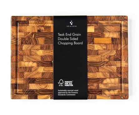 Season Teak End Grain Chopping Board