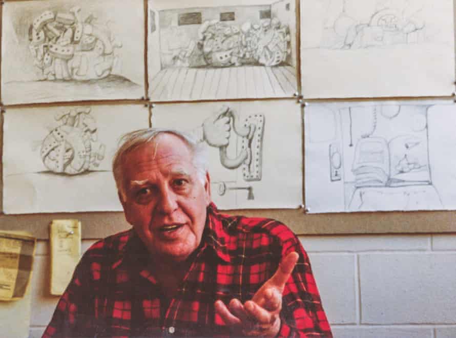 Guston in his studio, 1980