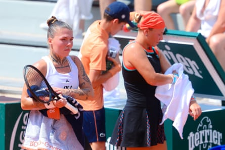 Oleksandra Oliynykova and Diana Shnaider