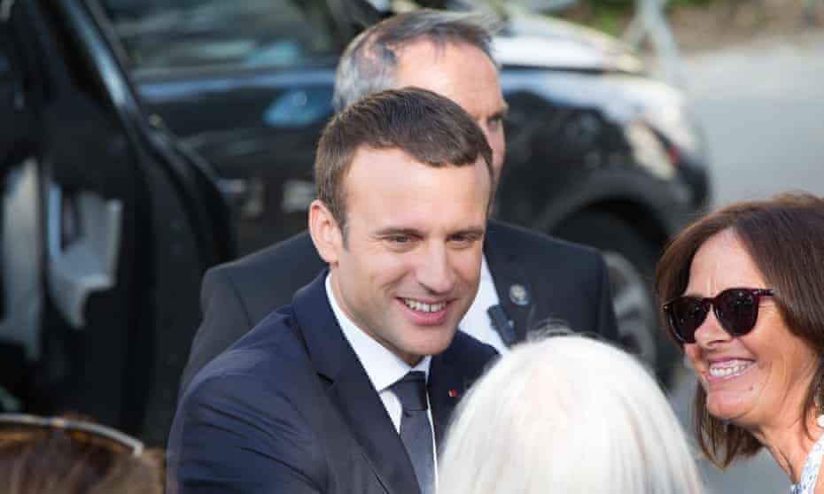 The French president, Emmanuel Macron.