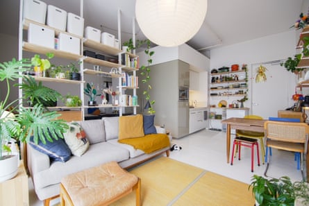 A small, bright apartment interior