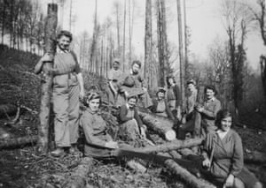 Hazel Collins (nee Hacker) Collection 2Joanna Foat has spent the last decade searching for these rare photographs, many hidden away in attics for more than 80 years. “Finding a large stash of photos felt like Christmas. Many show women having such fun working out in the forests doing exactly the same jobs as the men. They became physically very strong.”