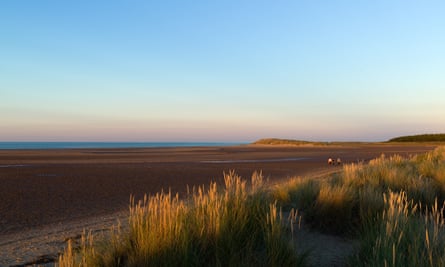 The beach near Holkham Estate.