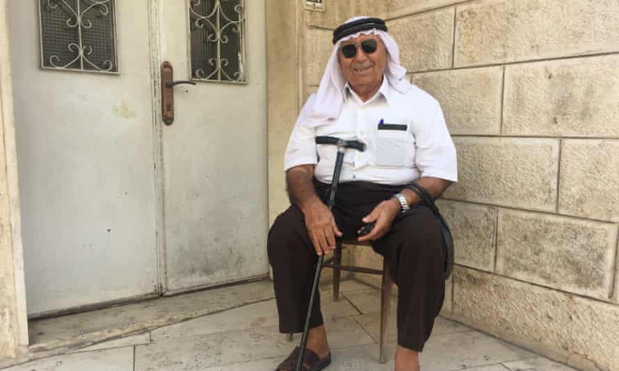 Hassan Saleh in the West Bank town of Anata